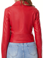 Veste en cuir synthétique