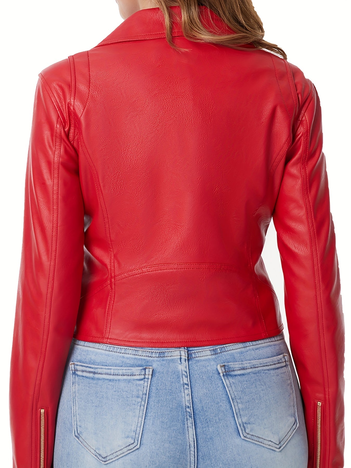 Veste en cuir synthétique