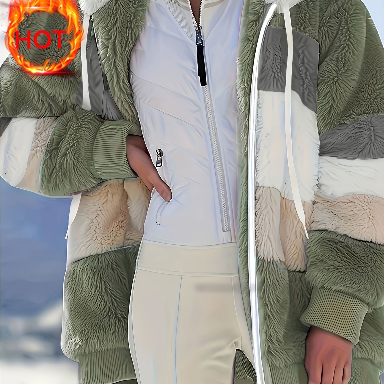 Manteau  multi-couleur