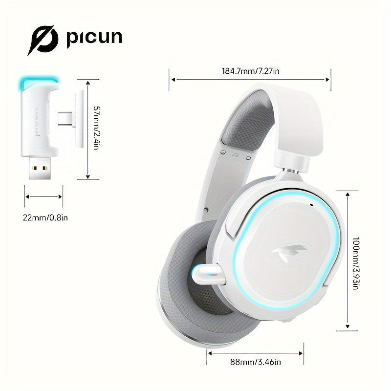 Casque de jeu sans fil Picun G2,