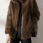 Manteau Teddy à cordon