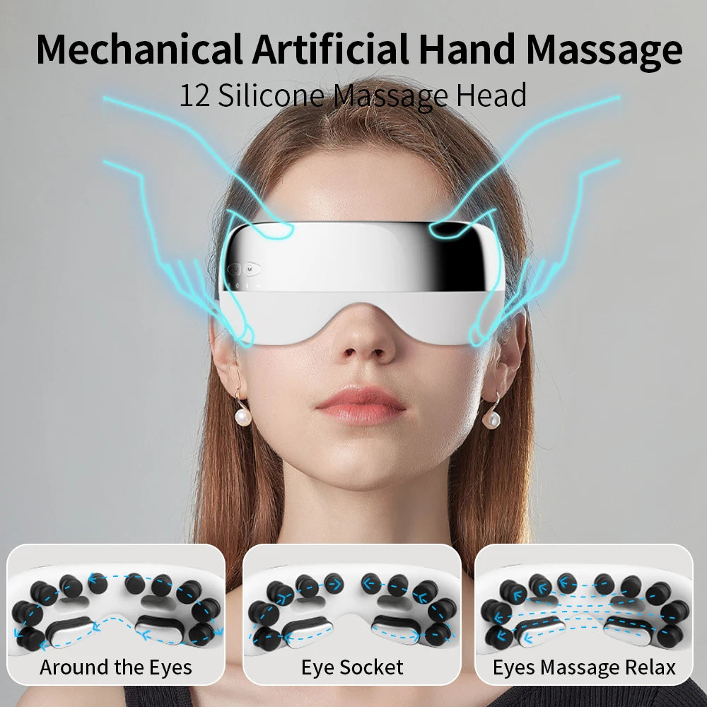 Masseur oculaire chauffant Bluetooth Phenitech