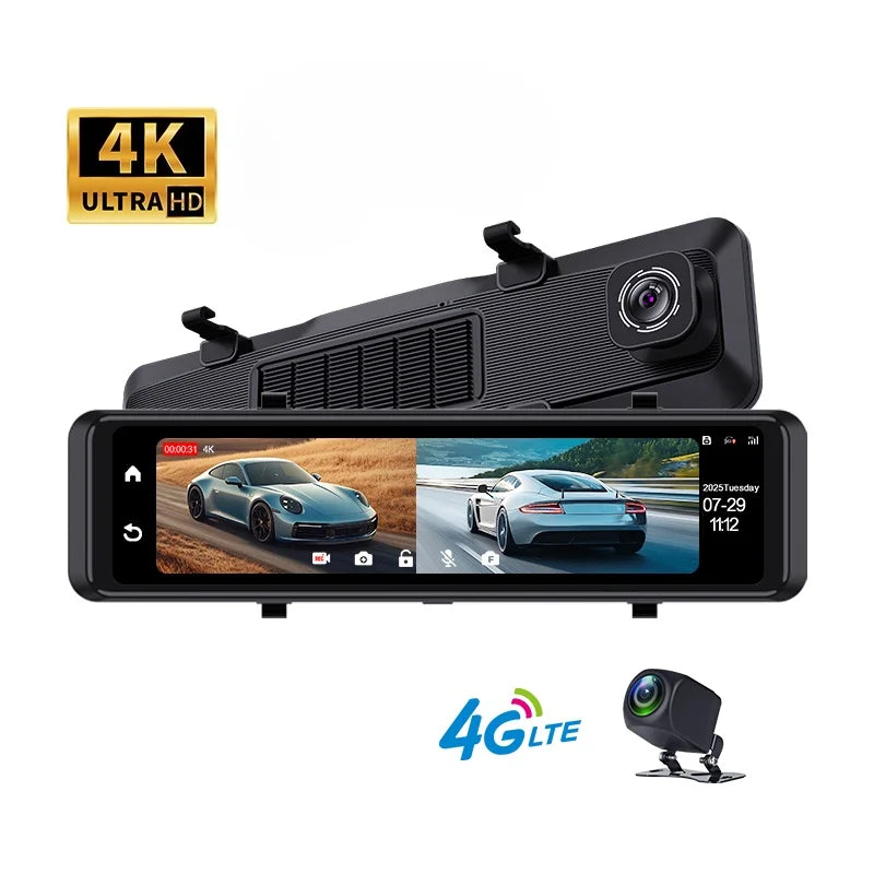 Caméra de tableau de bord 4G 4K