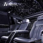 Décoration lumière  fibre optique, toit étoilé