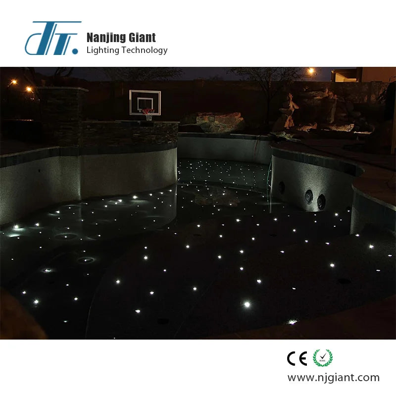 Décoration lumière  fibre optique, toit étoilé