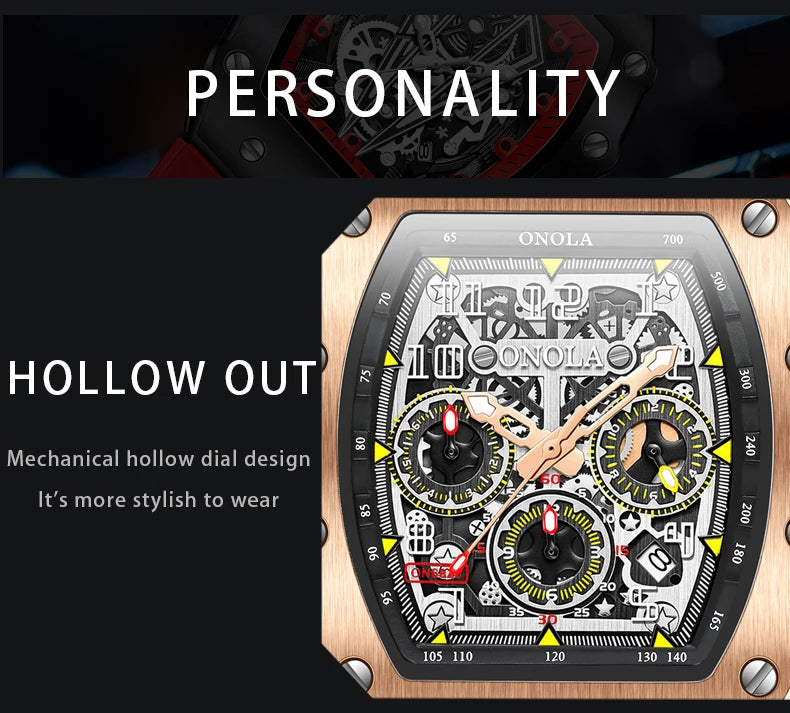 Montre de luxe pour hommes ONOLA