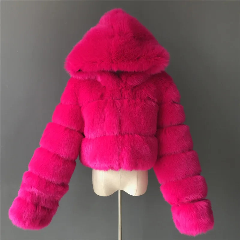 MANTEAU  en Fourrure synthétique