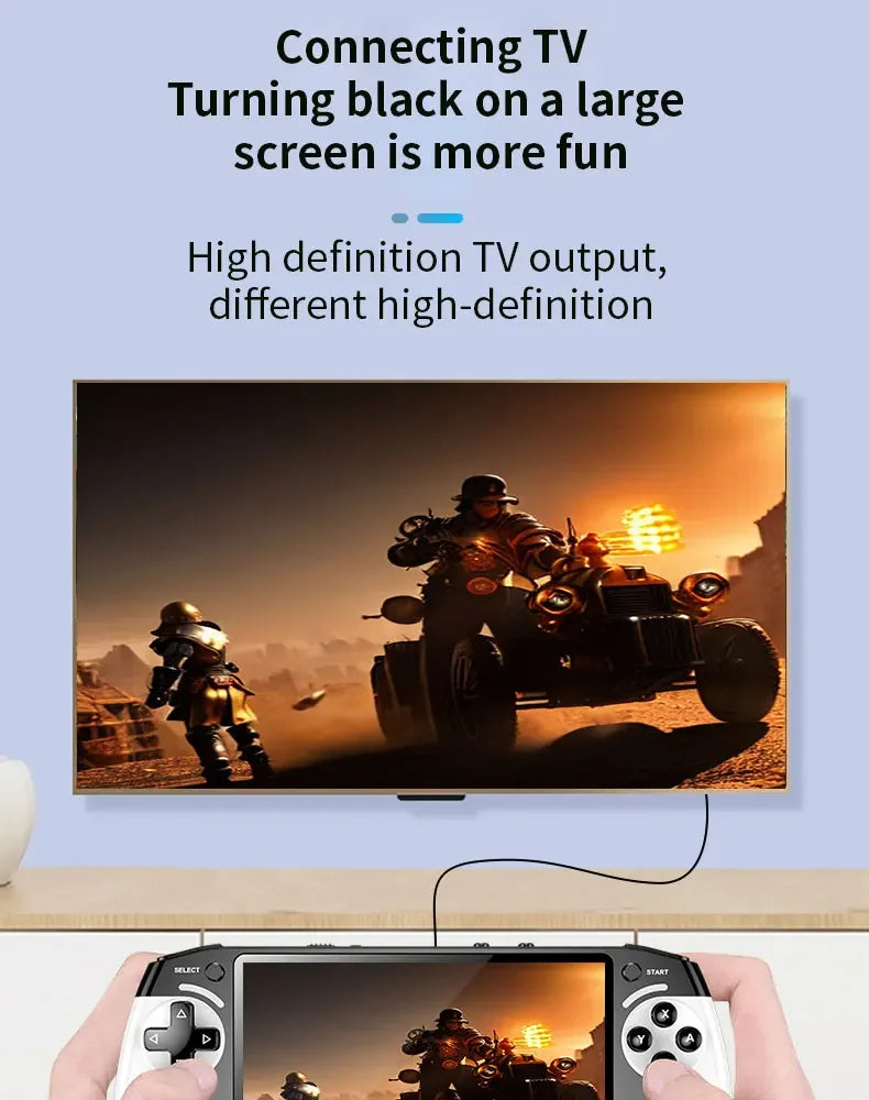 Console de jeux vidéo portable X9 Retro, écran IPS 5,5 pouces