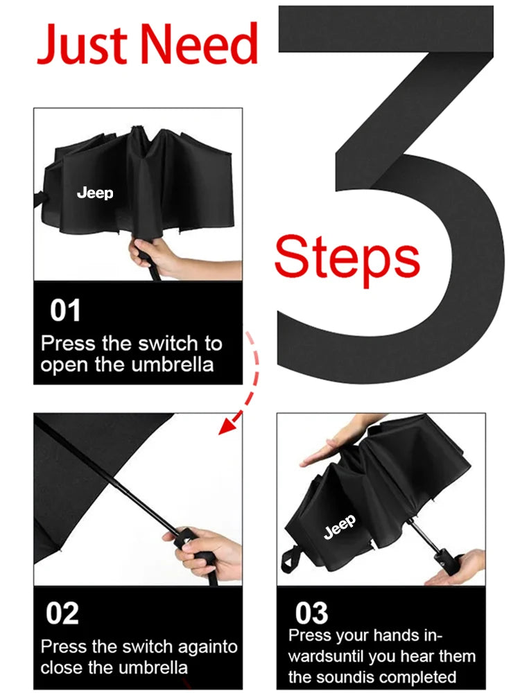 Parapluie portable Jeep