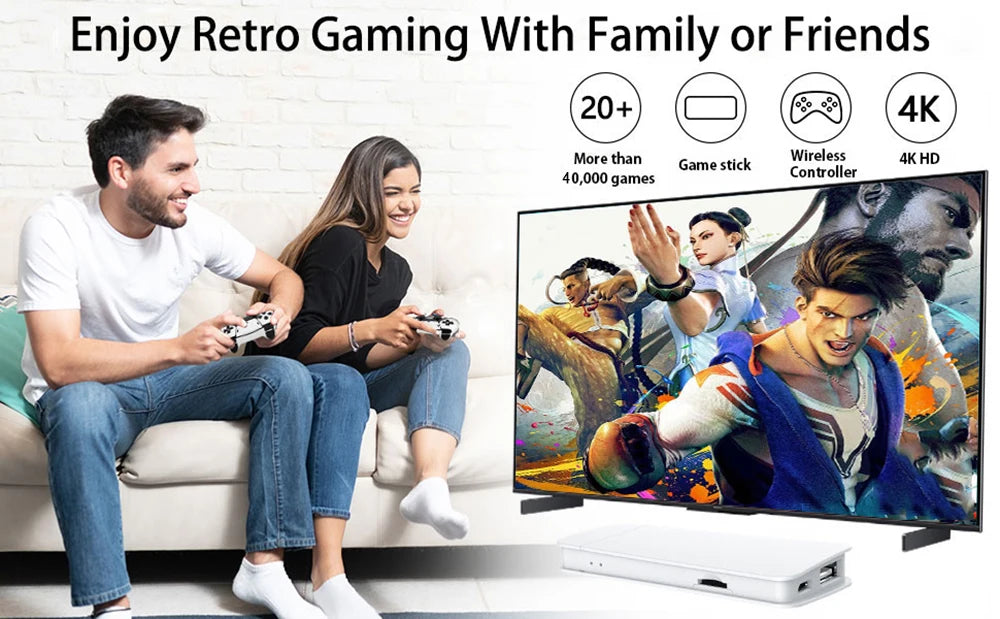 Console de jeux vidéo M15 64 Go avec 3/40000 jeux intégré