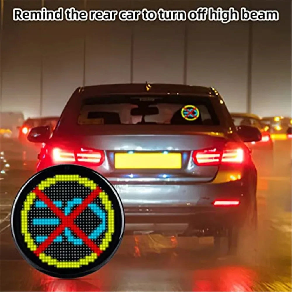 Affichage LED pour voiture écran Pixel Art,  contrôle via application