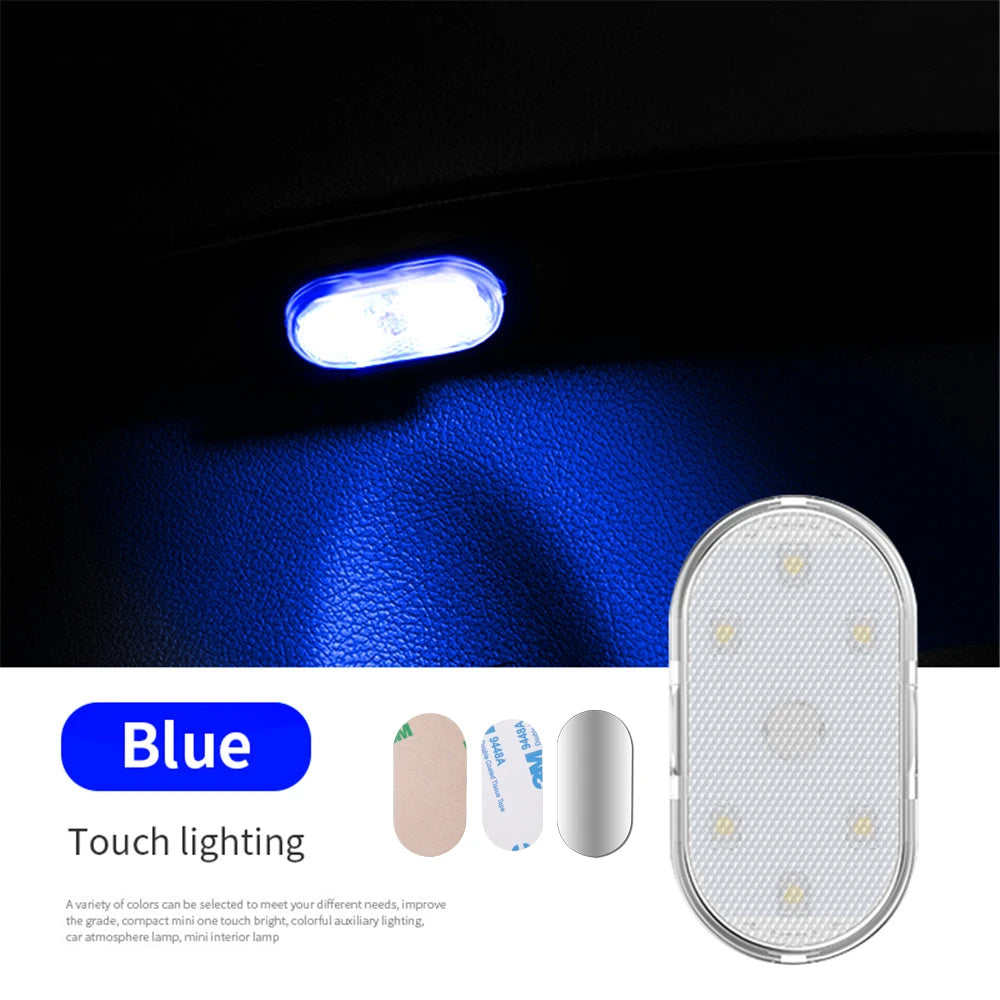 Lumières de voiture multicolores sans fil LED rechargeable