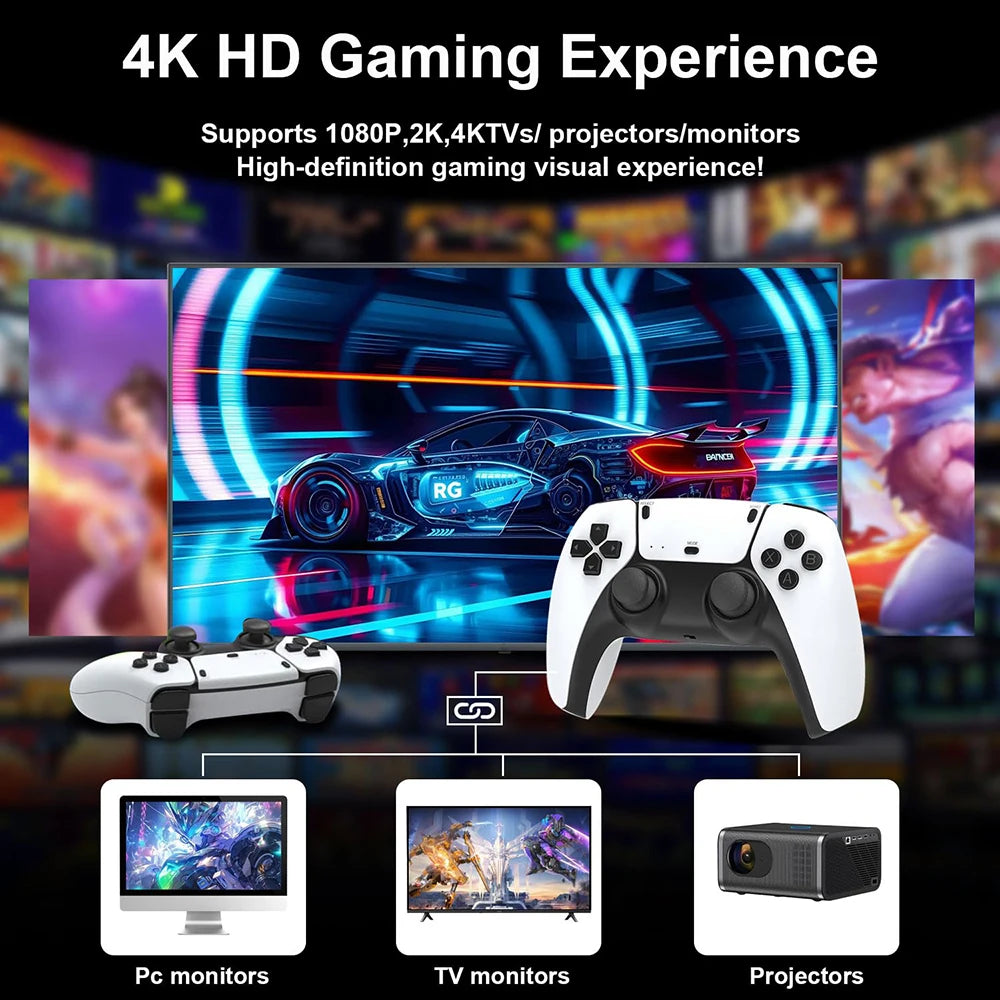 Console de jeux vidéo M15 64 Go avec 3/40000 jeux intégré