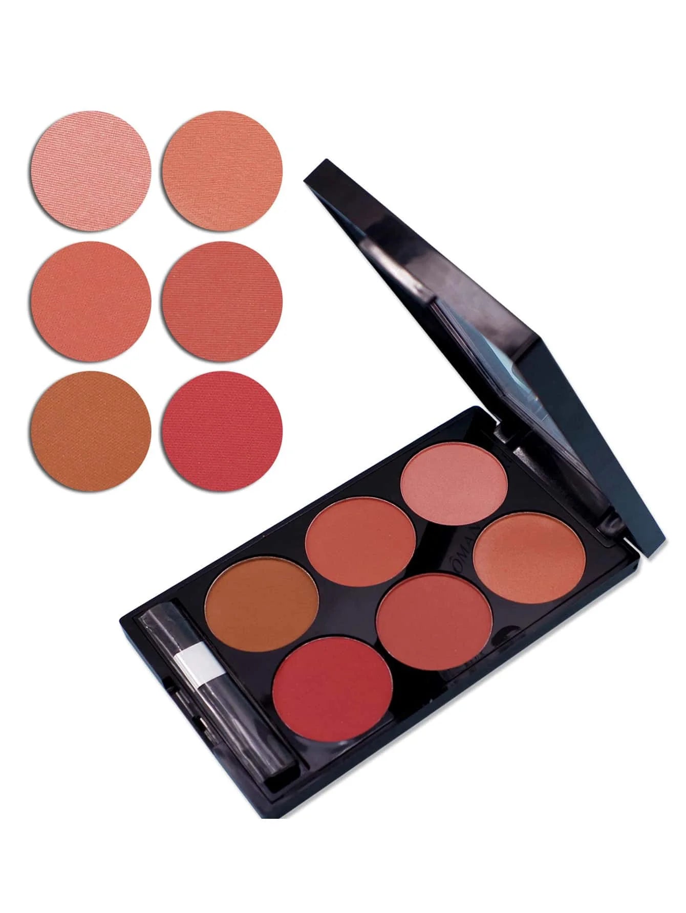 Blush et contouring  maquillage en poudre mate nacrée