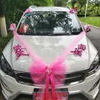 Décoration de voiture de mariage