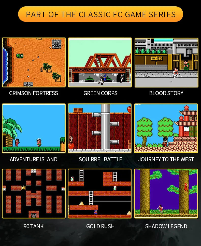 Console de jeu portable X7 4,3 pouces