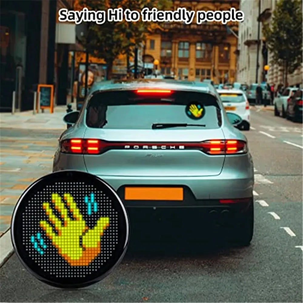 Affichage LED pour voiture écran Pixel Art,  contrôle via application