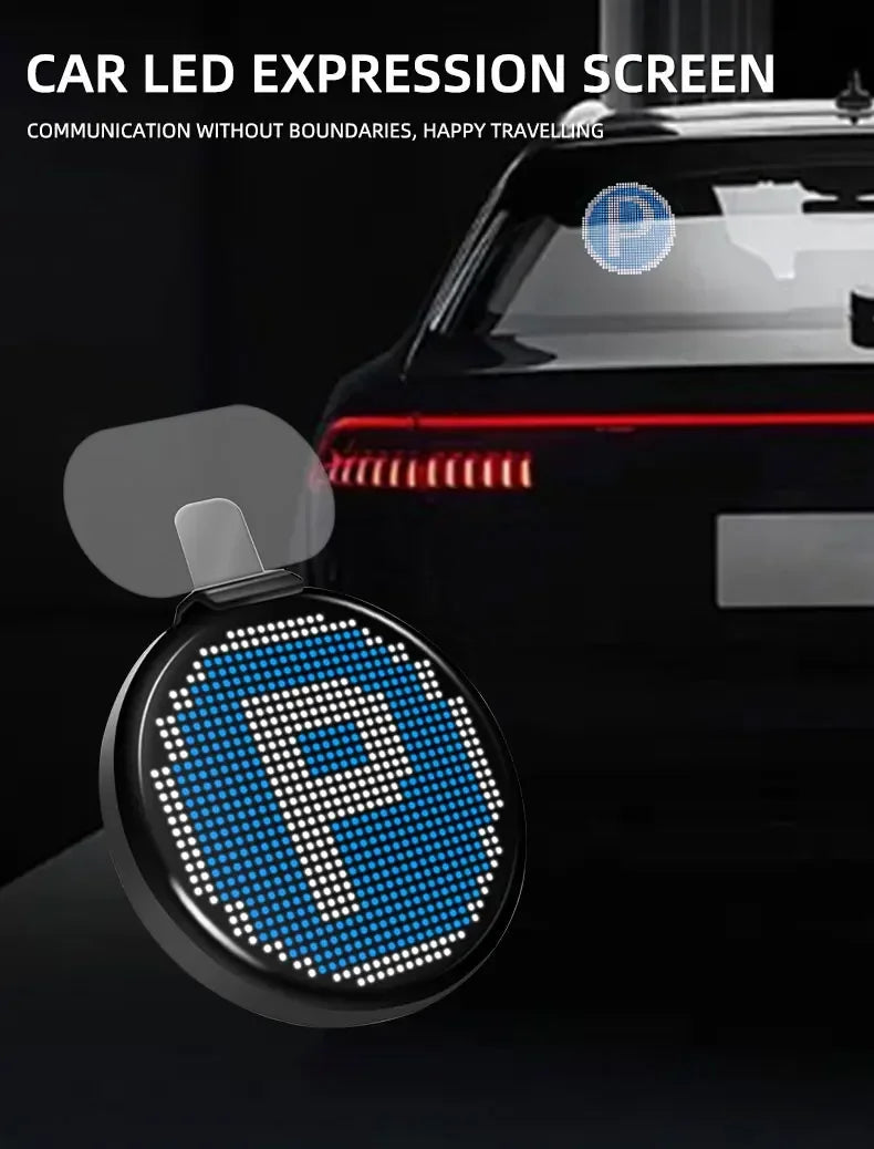 Affichage LED pour voiture écran Pixel Art,  contrôle via application
