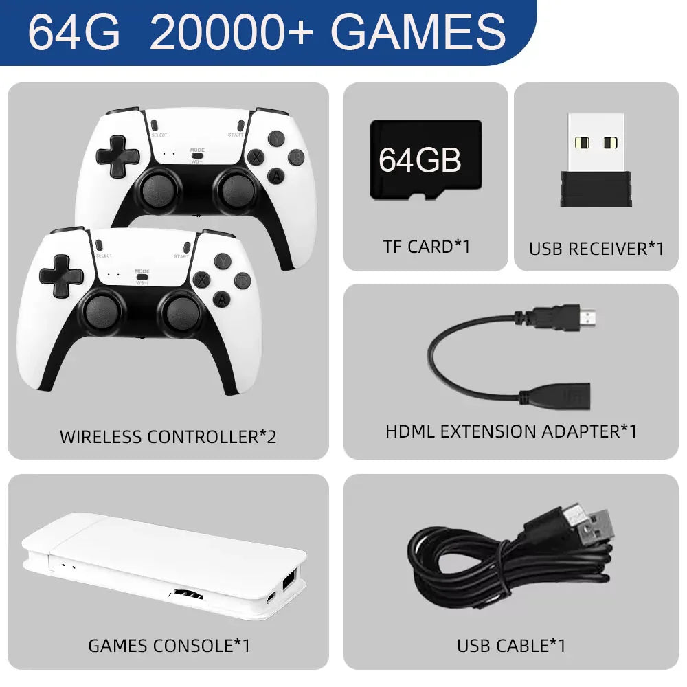 Console de jeux vidéo M15 4K TV Game Stick