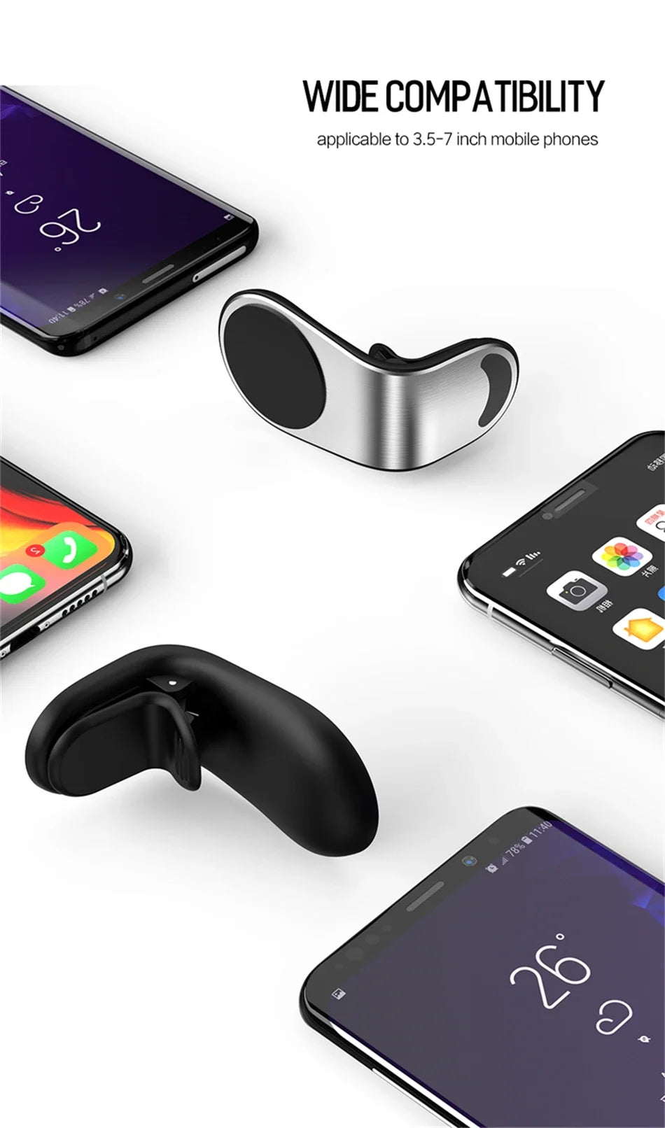 Support téléphone détachable