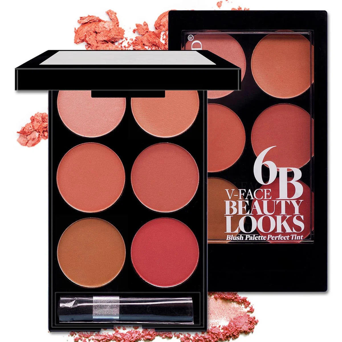 Blush et contouring  maquillage en poudre mate nacrée