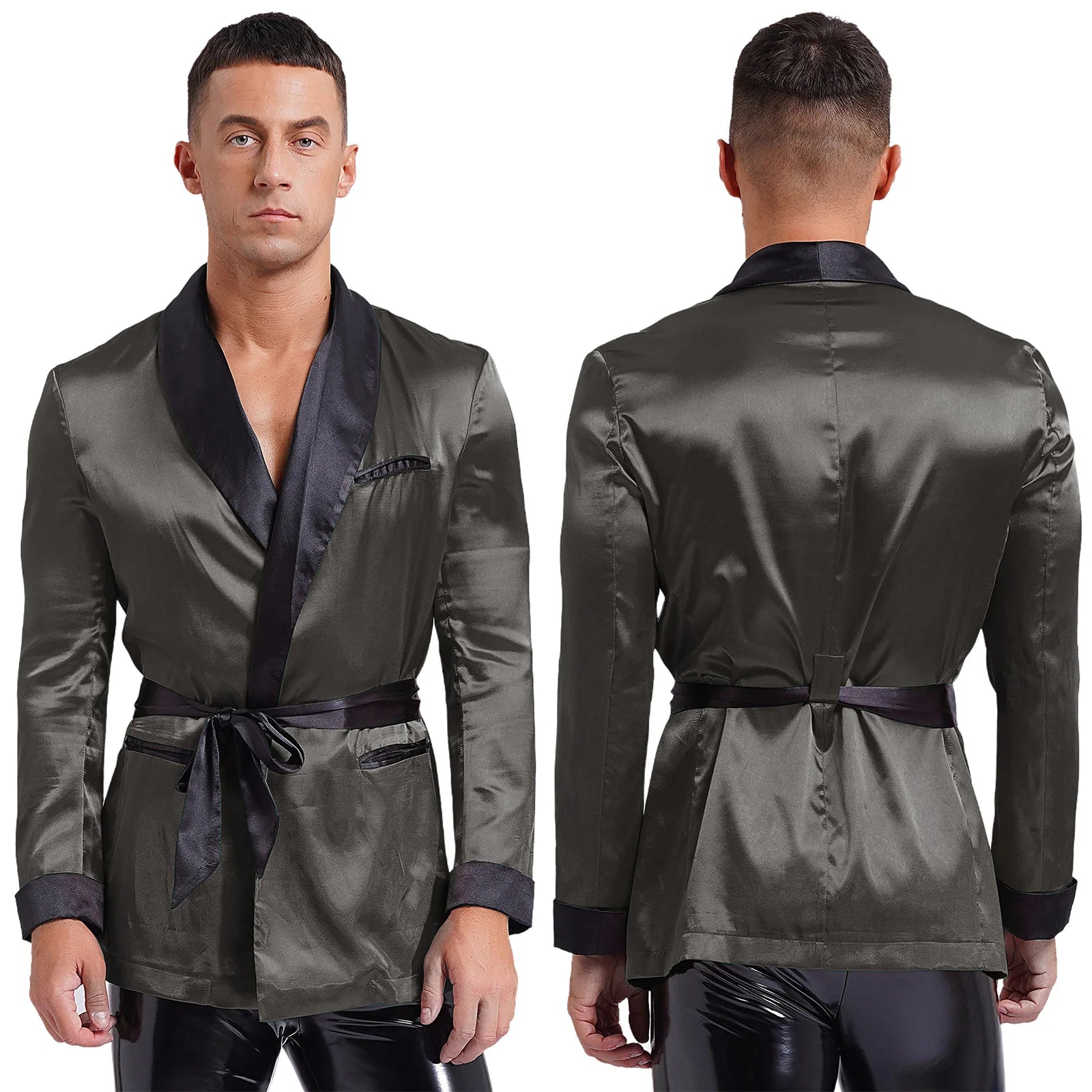 Robe de nuit à col en V