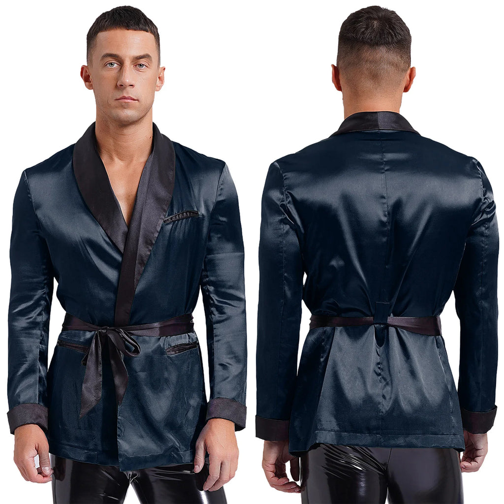 Robe de nuit à col en V