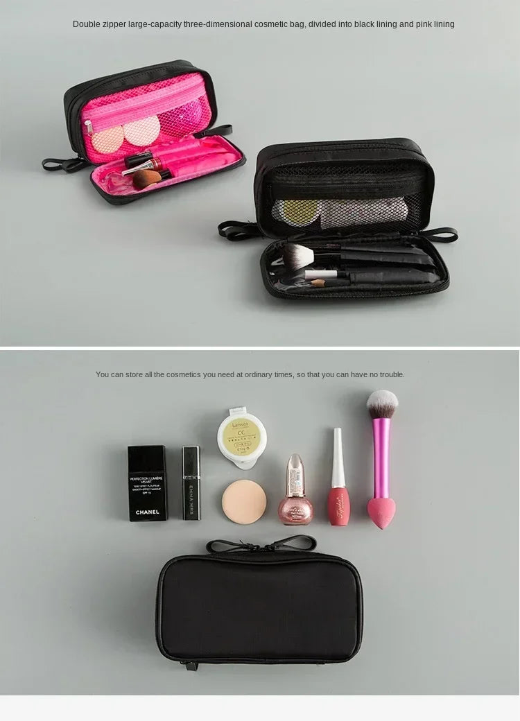 Petit sac de maquillage noir