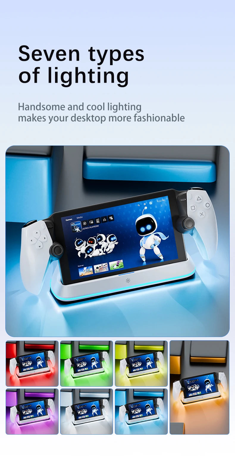 Station de recharge HONCAM pour PlayStation Portal 7