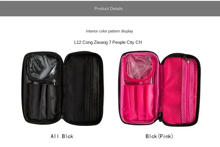 Petit sac de maquillage noir