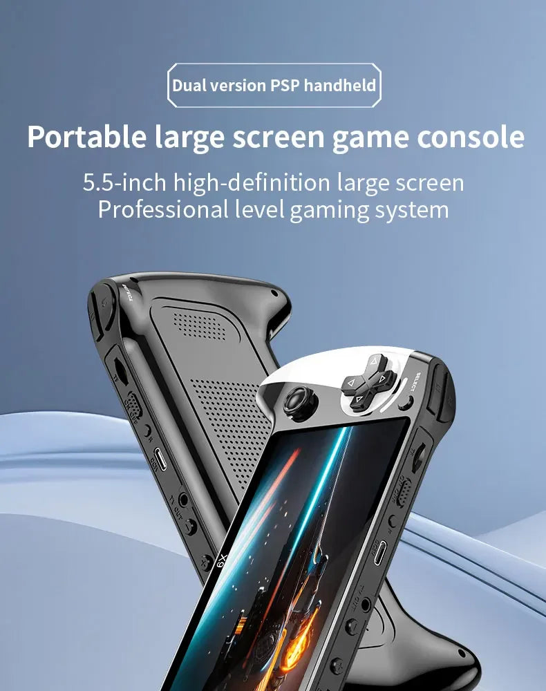 Console de jeux vidéo portable X9 Retro, écran IPS 5,5 pouces
