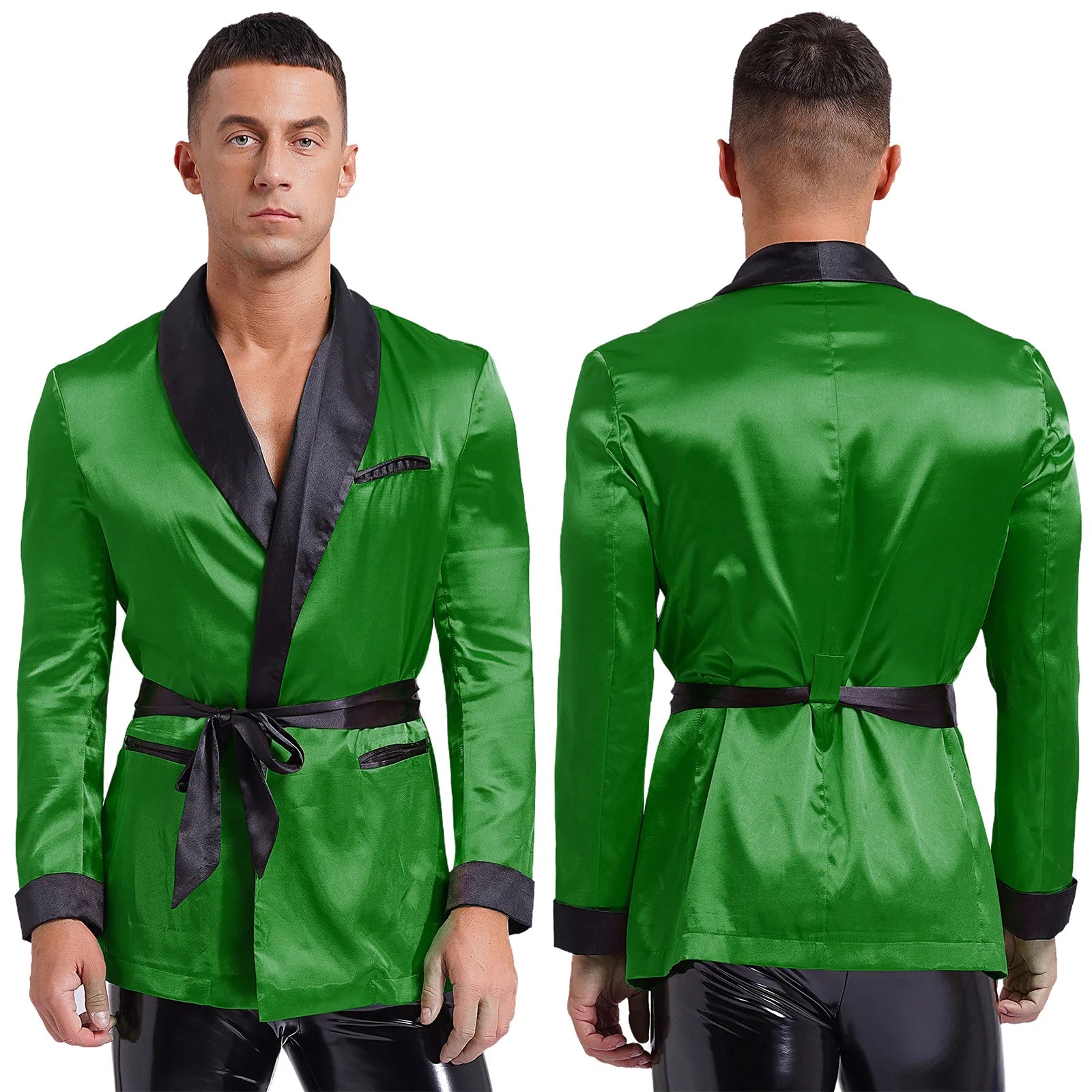 Robe de nuit à col en V