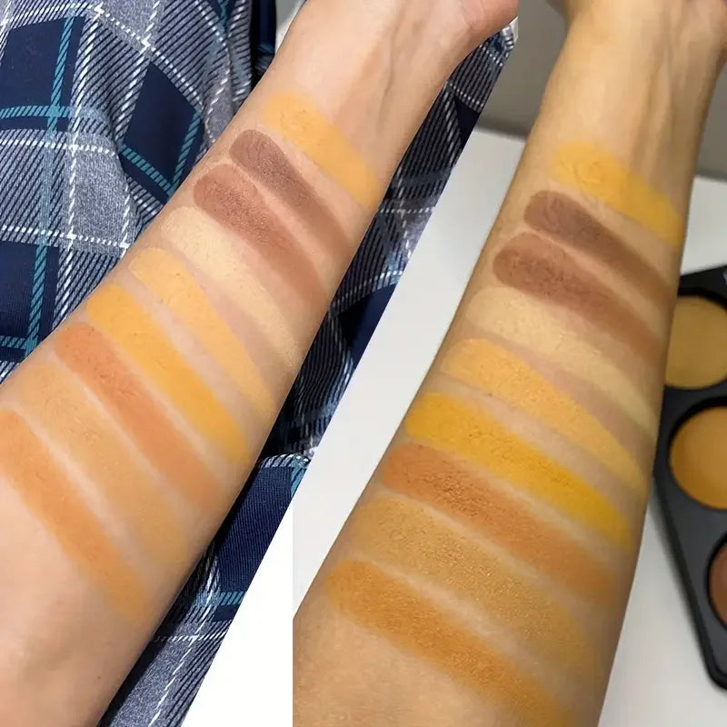 Palette de fond de teint matifiant, contouring, correcteur.