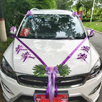 Décoration de voiture de mariage