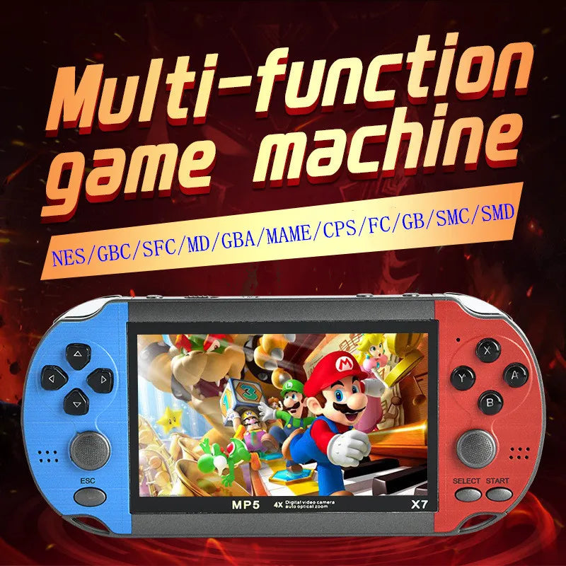 Console de jeu portable X7 4,3 pouces