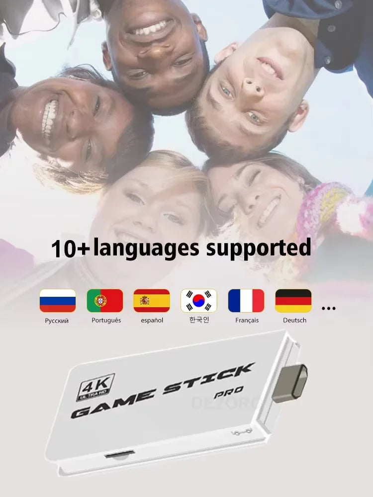 Console de jeux vidéo M15 4K TV Game Stick