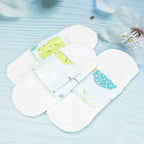 Serviettes hygiéniques  réutilisables  menstruels imperméables 100 % coton,
