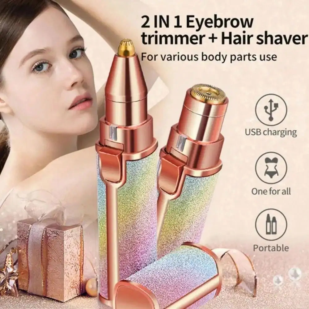 Épilateur électrique 2 en 1 pour sourcils