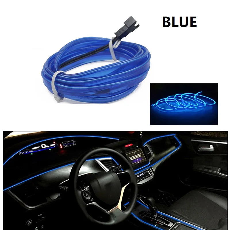 Bande lumineuse LED froide pour voiture 3M
