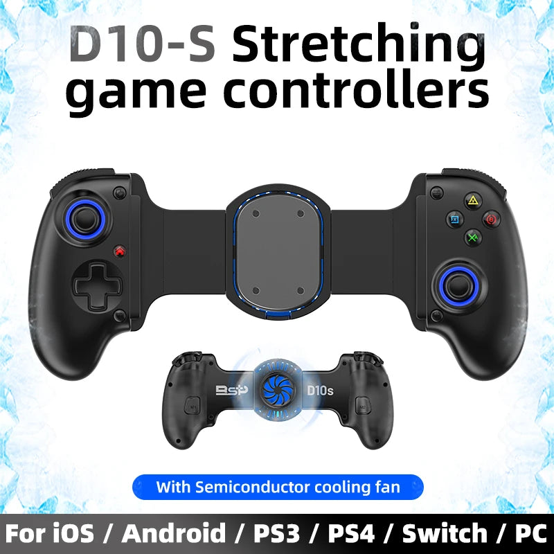 Manette de jeu mobile D10/D10S pour tablette sans fil