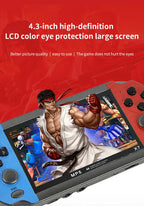 Console de jeu portable X7 4,3 pouces