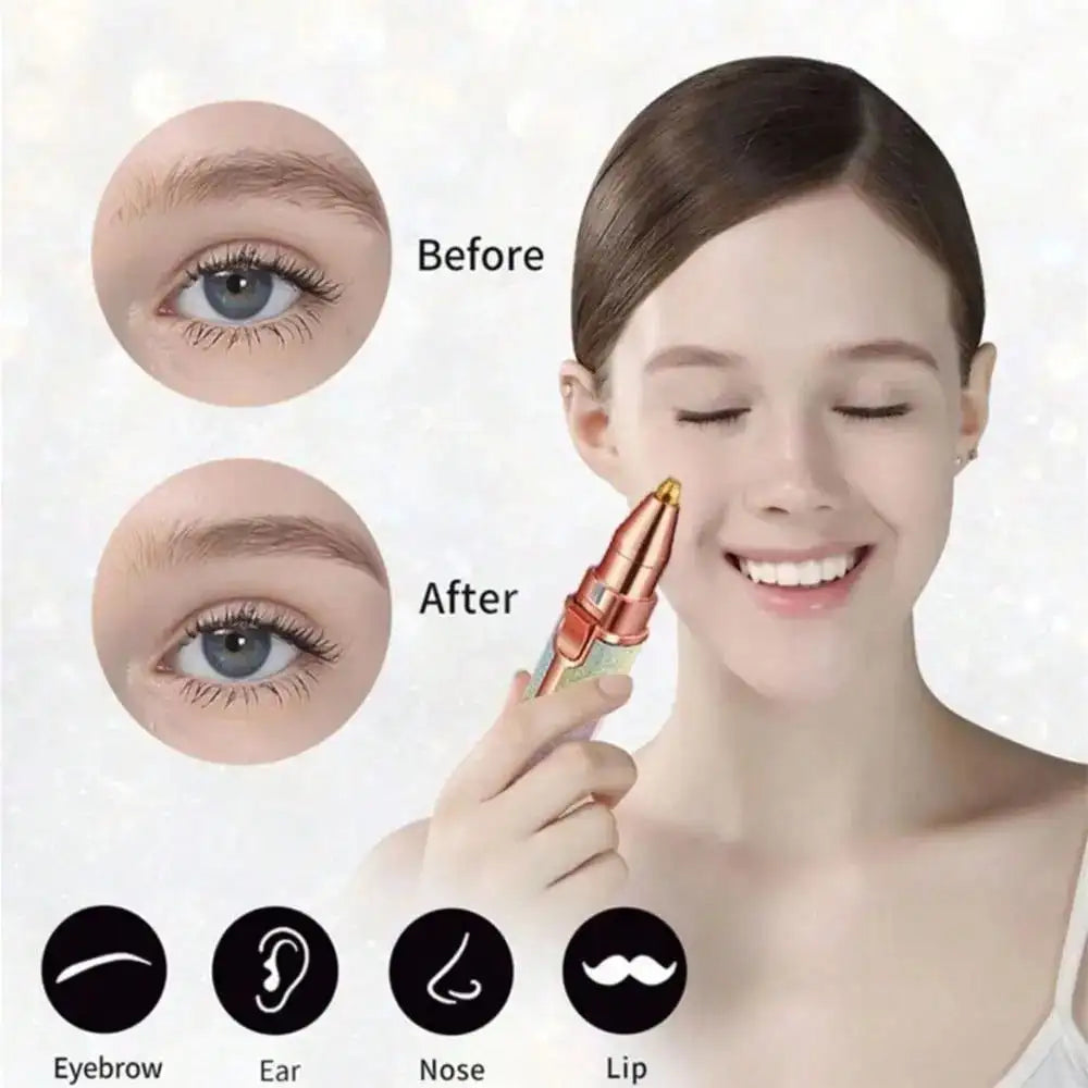 Épilateur électrique 2 en 1 pour sourcils