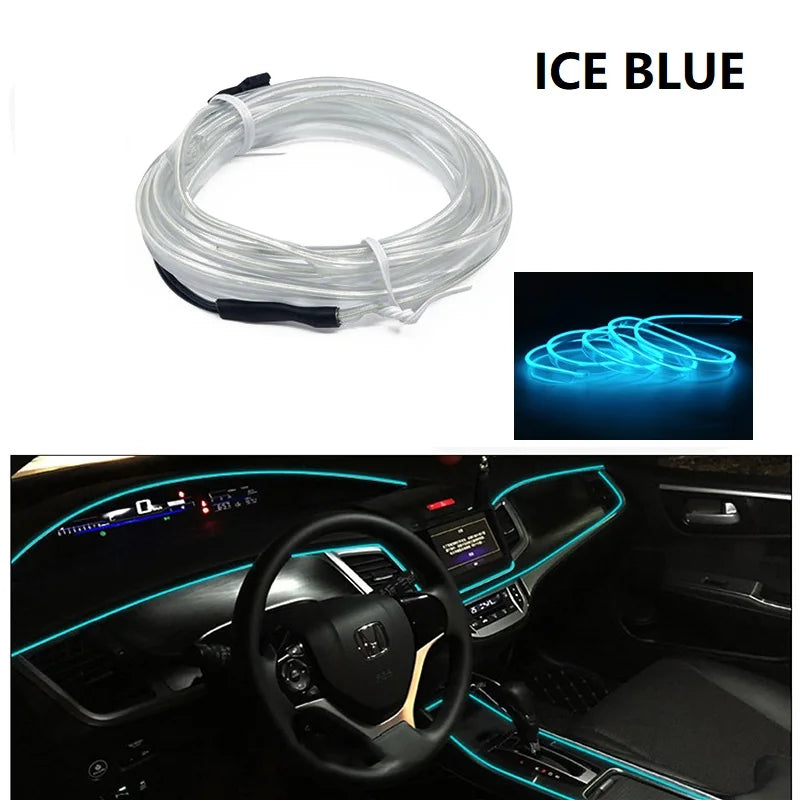 Bande lumineuse LED froide pour voiture 3M