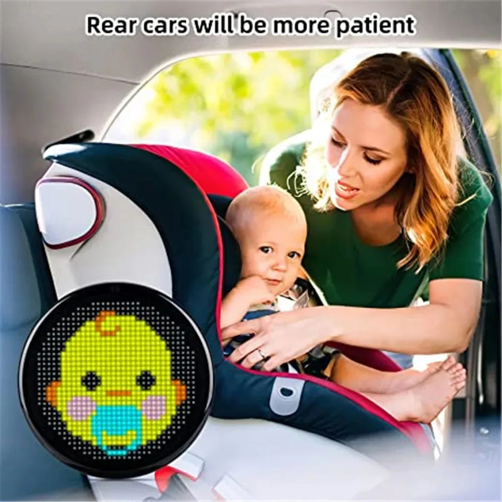 Affichage LED pour voiture écran Pixel Art,  contrôle via application