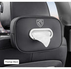 Boîte à mouchoirs en cuir