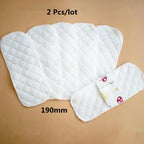 Serviettes hygiéniques  réutilisables  menstruels imperméables 100 % coton,