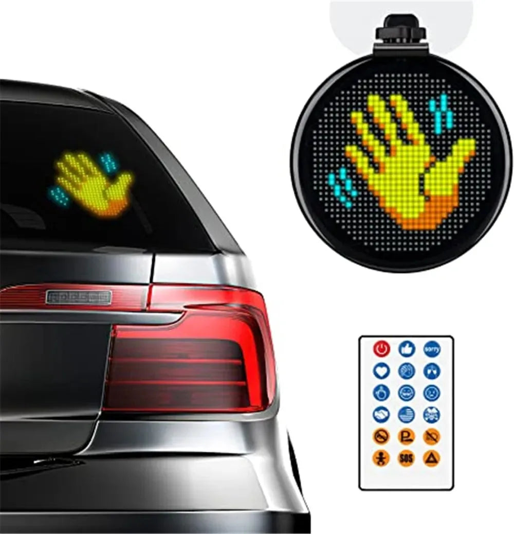 Affichage LED pour voiture écran Pixel Art,  contrôle via application