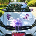 Décoration de voiture de mariage