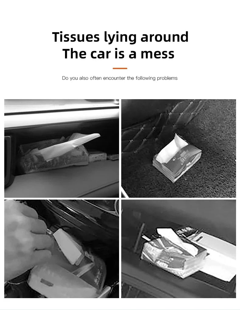 Boîte à mouchoirs en cuir