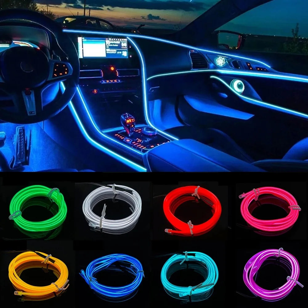Bande lumineuse LED froide pour voiture 3M